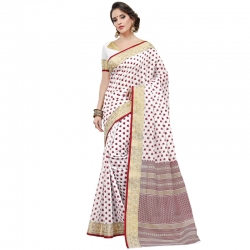 Littledesire Cotton Printed Designer Saree With Blouse