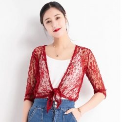  Littledesire Stylish Half Sleeve Lace Shrug