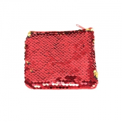 Littledesire Sequins Zipper Clutch Wallet With Key Ring 4.5 Inch