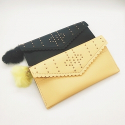 PU Leather Clutch Hasp Wallet Pack of 2