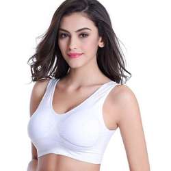 Women Seamless Stretch Yoga Sports Bralette Crop Top 