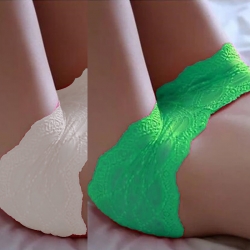 Women Seamless Lace Boyshot Panty Random Color - Pack of 2