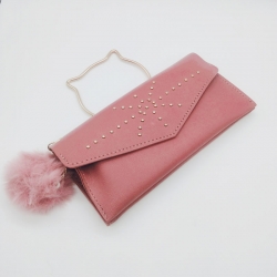 PU Leather Clutch Hasp Handbags Wallet 