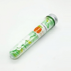 Travel Outdoor Foaming Flower Paper Soap Slice Holder Box Tube 