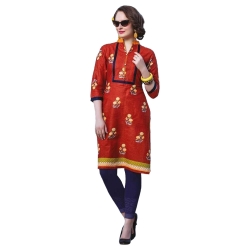 Littledesire Women Daily Wear Floral Printed Cotton Kurta