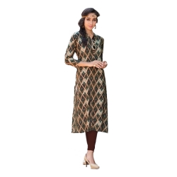 Littledesire Mandarin Collar Printed Kurta 