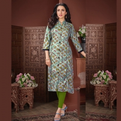 Littledesire Front Slit Printed Kurta