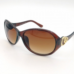 Littledesire Oval Style Women Brown Sunglasses