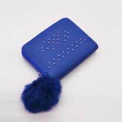 Mini Purse PU Leather Zipper Wallet