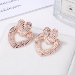 Cute Lovely Heart Stud Korean Earrings