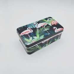 Cute Metal Mini Tin Storage Square Box 