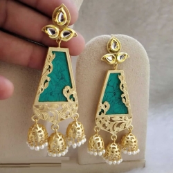 Traditional Matte Finish Jhumka Earrings