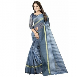 Littledesire Chanderi Woven Saree With Blouse