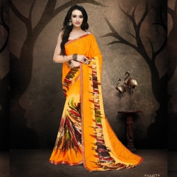 Littledesire Rennial Printed Saree With Blouse