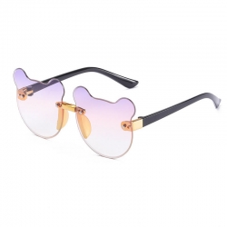 Retro Cat Ear Anti-UV400 Unisex Kids Sunglasses