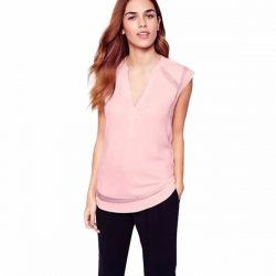 Short Sleeve Pink Top