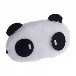 2 Pcs Cylinder Eyes Panda Sleeping Eye Mask