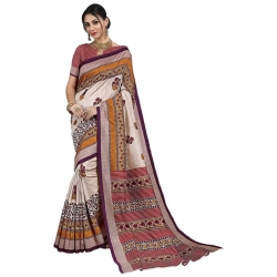 Littledesire Cotton Silk Signature Saree With Blouse