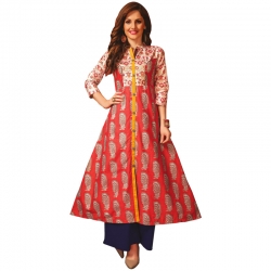 Littledesire A-Line Printed Long Kurta