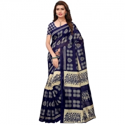 Littledesire Art Silk Printed Saree With Blouse