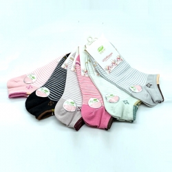 Littledesire Striped Women Cotton Socks 4 Pairs