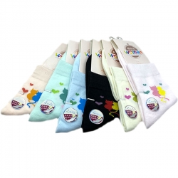 Cute Cartoon Cotton Short Ankle Women Socks 4 Pairs