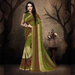 Littledesire Rennial Printed Saree With Blouse