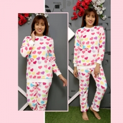 Thick Warm Flannel Woolen Pajama Sets 