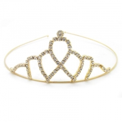 Crystal Rhinestone Princess Queen Crown Party Headband 