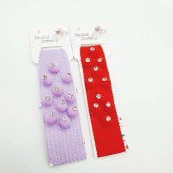 Elastic Hairband For Babies Kids Girls 2 Pcs