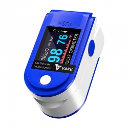 Pulse Oximeter Fingertip Monitoring Pulse Meter Rate & SpO2 Dual OLED Digital Display