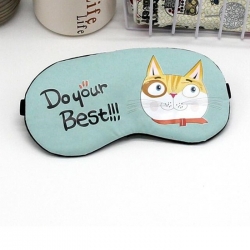 Littledesire Cute Cat Printed Sleeping Eye Mask