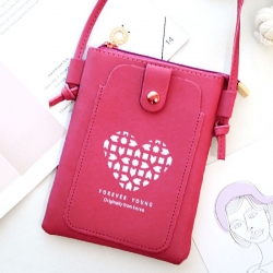 PU Leather Mobile Phone Shoulder Bag