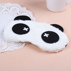 2 Pcs Cute Panda Cross Sleeping Face Eye Mask