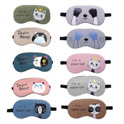 Birthday Return Gift Cute Cat Sleeping Eye Mask 10 Pcs Lot