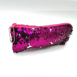 Littledesire Double Color Sequins Small Pencil Box - 7 inch