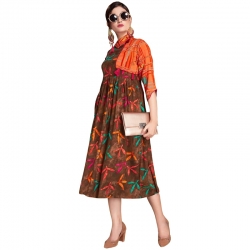 Littledesire Printed Rayon Kurta