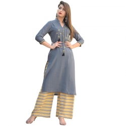 Littledesire Embroidery work Kurta with Palazzo