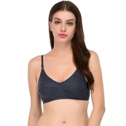 Littledesire Plain Full Coverage Hosiery Cotton Bra