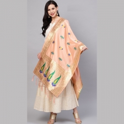 Littledesire Banarasi Silk Zari Woven Dupatta