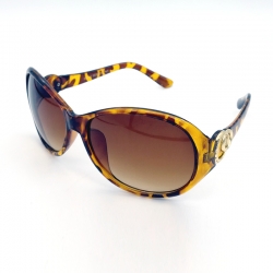 Littledesire Oval Style Women Brown Sunglasses