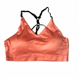 Back Design Plain Seamless Padded Bralette