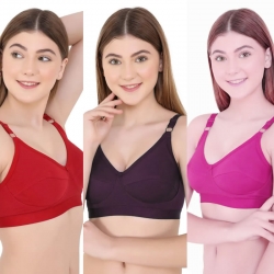 Bodybest C Cup With Heavy Quality Premium Bra - Pack of 3 