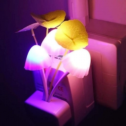 Mushroom Flowers Changing Magic Led Light Lamp