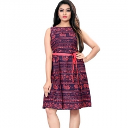 Littledesire Digital Printed Short Dress