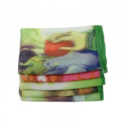 5 pcs Soft Cotton Printed Face Towel Handkerchief