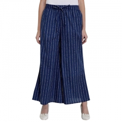 Littledesire Blue Dot Cotton Palazzo