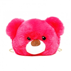 Cute Teddy Bear Soft Fluffy Sling Bag for Girls 