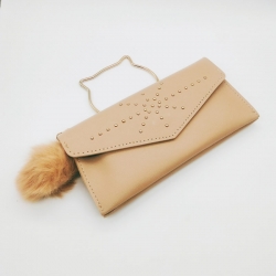 PU Leather Clutch Hasp Handbags Wallet 