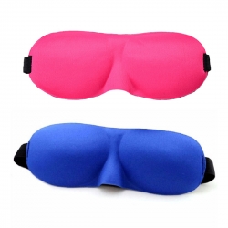 Travel 3D Solid Sleeping Comfortable Rest Eye Mask -Pack of 2 